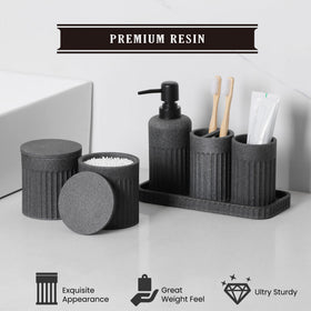 INIUNIK resin close-up highlights sturdy weight and premium finish.