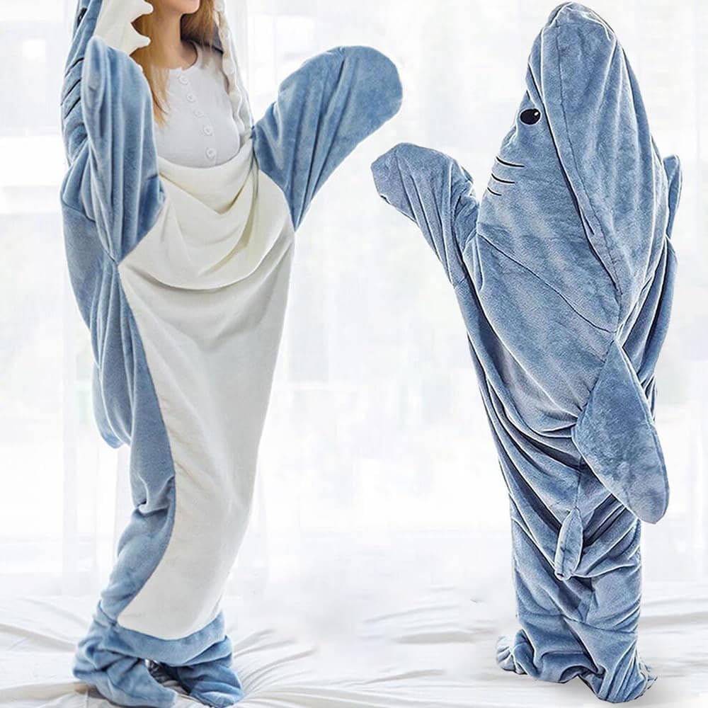 inkarts shark blanket hoodie kid size xxxl fit ensures secure snug wear