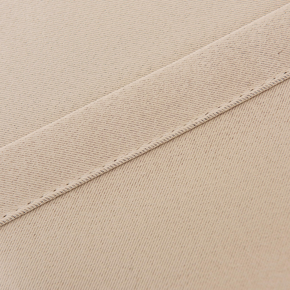 INLINAS beige blackout curtains durable 100% polyester material close-up