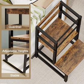 INNOD kids desk with two-step design for study and play.