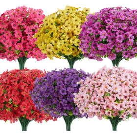 InnoGear artificial flowers outdoors daisies collection adds vibrant color to porches and gardens