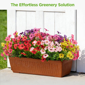 InnoGear artificial flowers outdoors ready-to-display bundles for instant outdoor decor impact