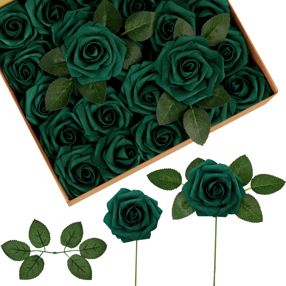 InnoGear artificial roses set of 50 for vibrant centerpieces