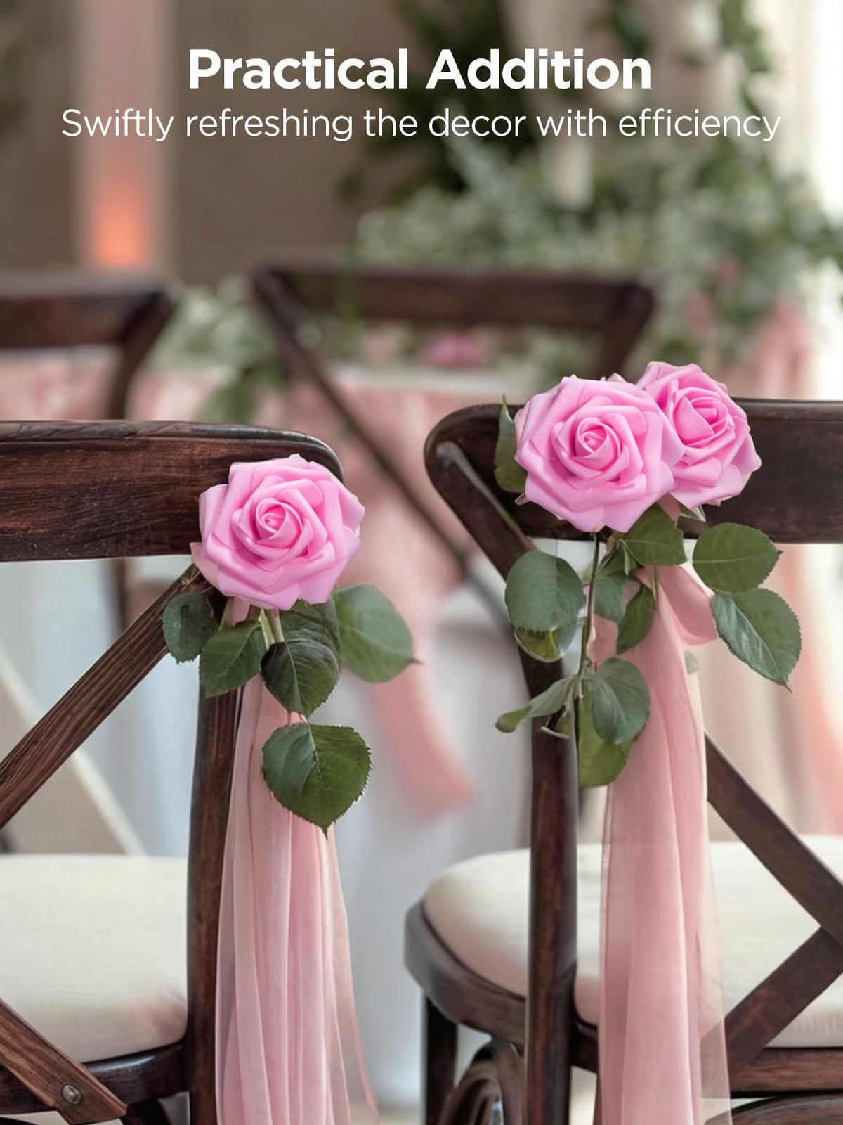 InnoGear flexible rose stems 7.5in easy bending for custom bouquets