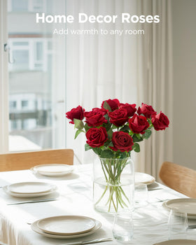 InnoGear red roses shower party decor, vibrant color accents for celebrations.