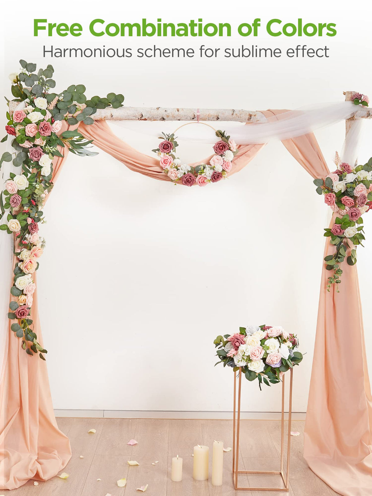 InnoGear 7.5-inch stems extend to balance bouquets and centerpieces.