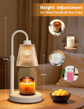 Innqoo dimmable candle warmer with adjustable brightness for mood control