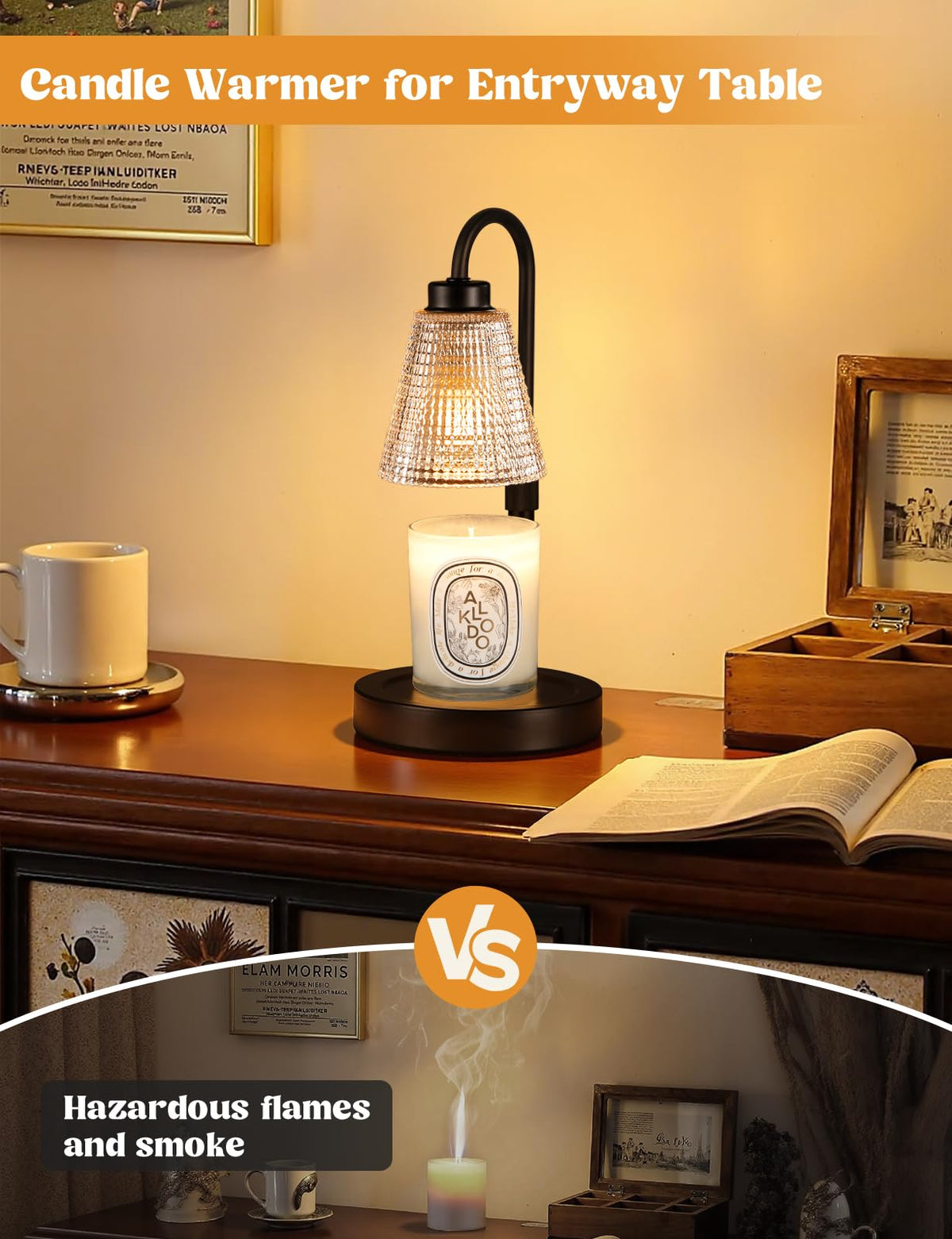 Innqoo flame-free design reduces smoke and soot for safer spaces.