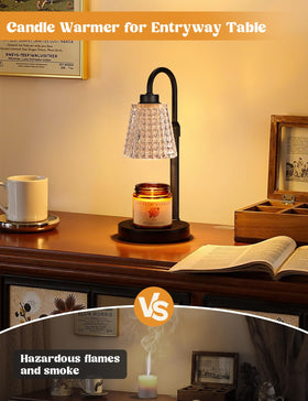 Innqoo jar candle compatibility extends candle life with even heating