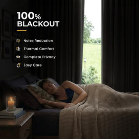 INOVADAY clip rings with blackout curtains enable adjustable pleats for versatile fit.