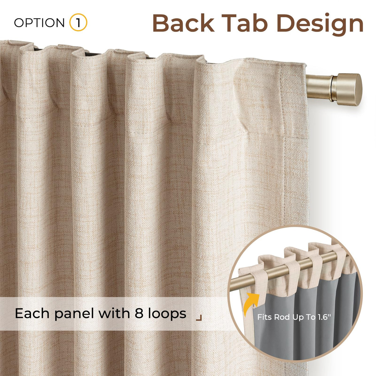 INOVADAY linen texture closeup—premium fabric feel and drape