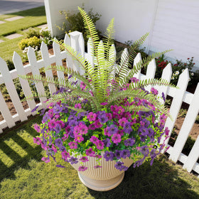 INQCMY 25.6in grass stem offers tall, natural-looking accent for pots.