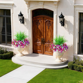 INQCMY UV-resistant outdoor flowers ready to endure sun and rain with color.