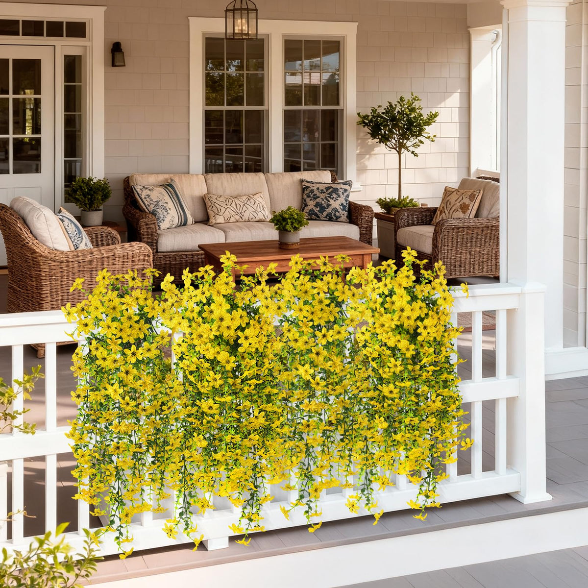 Maintenance-free outdoor decoration that stays vibrant in sun
