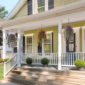 INQCMY daisy hanging sunlit scene boosts curb appeal outdoors