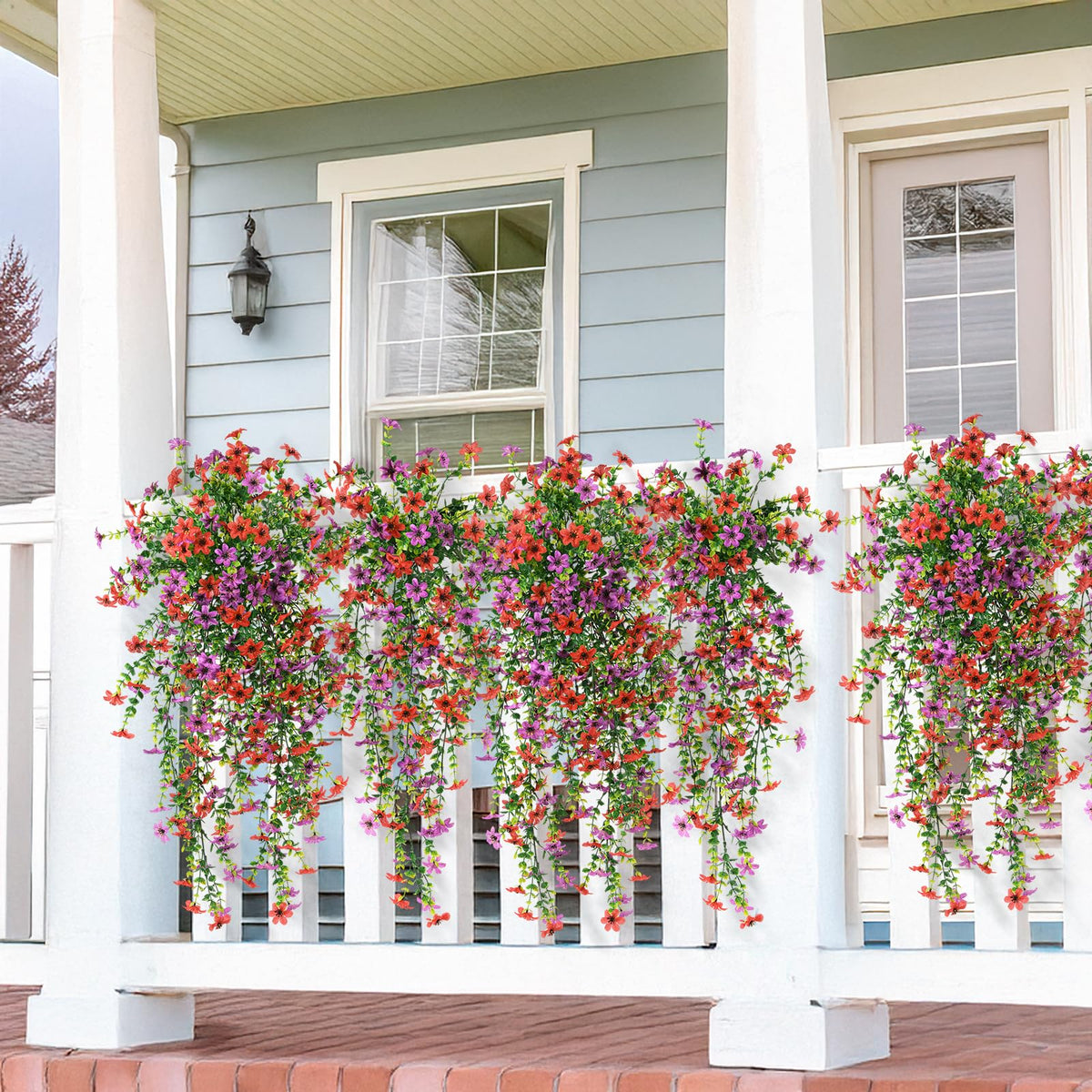 INQCMY daisy planter arrangement for patio or balcony.