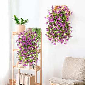 INQCMY easy-to-install hanging flowers for quick decor updates