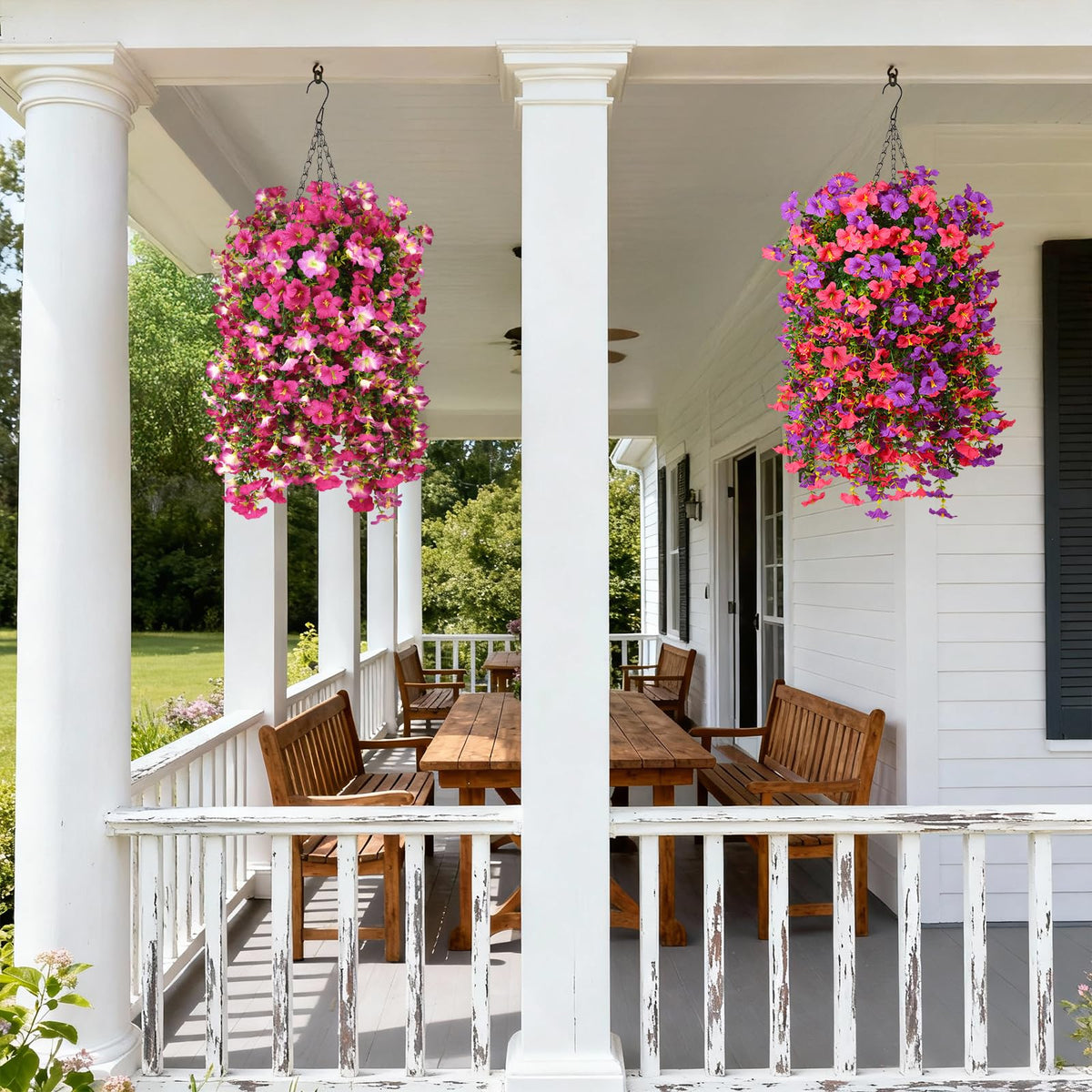 INQCMY realistic-looking blooms sway softly in breeze