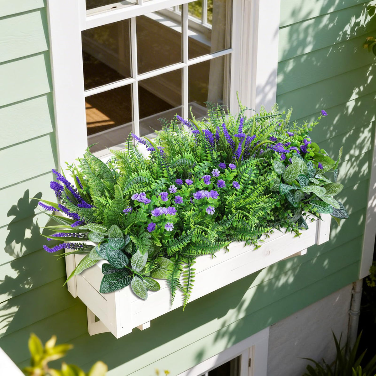 Flexible stems allow you to shape planters, baskets, or creative arrangements