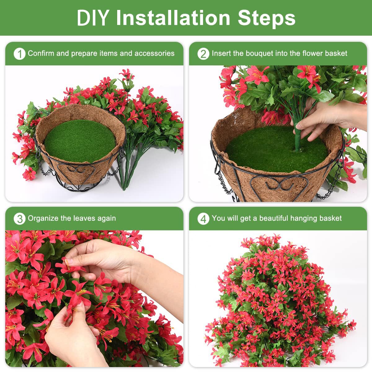 INQCMY full assembly and size guidance helps plan porch or balcony décor.