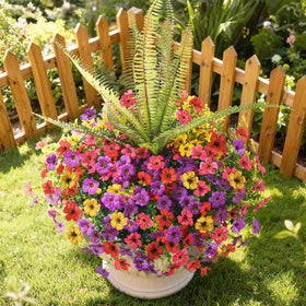 INQCMY long grass plants stand tall at 25.6 inches, ideal for patios and borders.