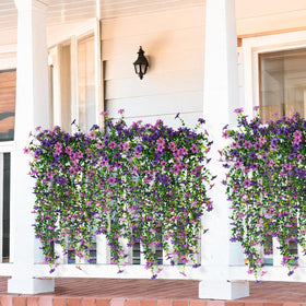 INQCMY maintenance-free flowers for outdoor spaces, vivid color in any weather.