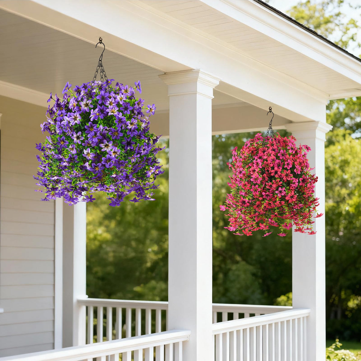 INQCMY maintenance-free outdoor blooms that stay fresh without watering