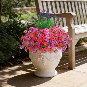 INQCMY outdoor flower arrangement ideal for backyard borders