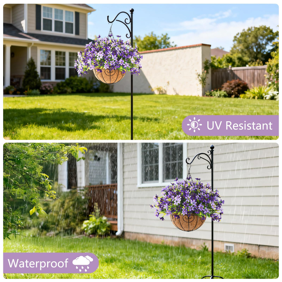 INQCMY outdoor porch decor adds instant color to patios and entries