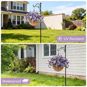 INQCMY outdoor porch decor adds instant color to patios and entries