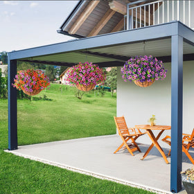 INQCMY ready-to-arrange basket enhances garden spaces