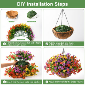 INQCMY UV-resistant material provides waterproof, fade-resistant blooms