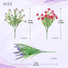 INQCMY UV-protected outdoor arrangement ready for all-season displays.
