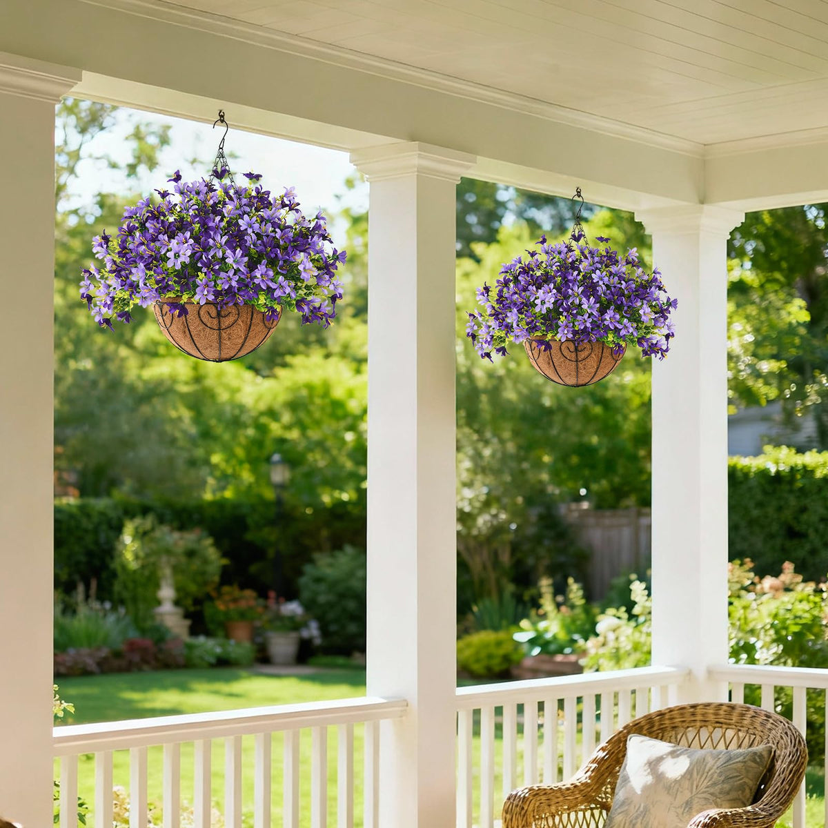 INQCMY UV resistant waterproof blooms endure sun and rain for lasting color