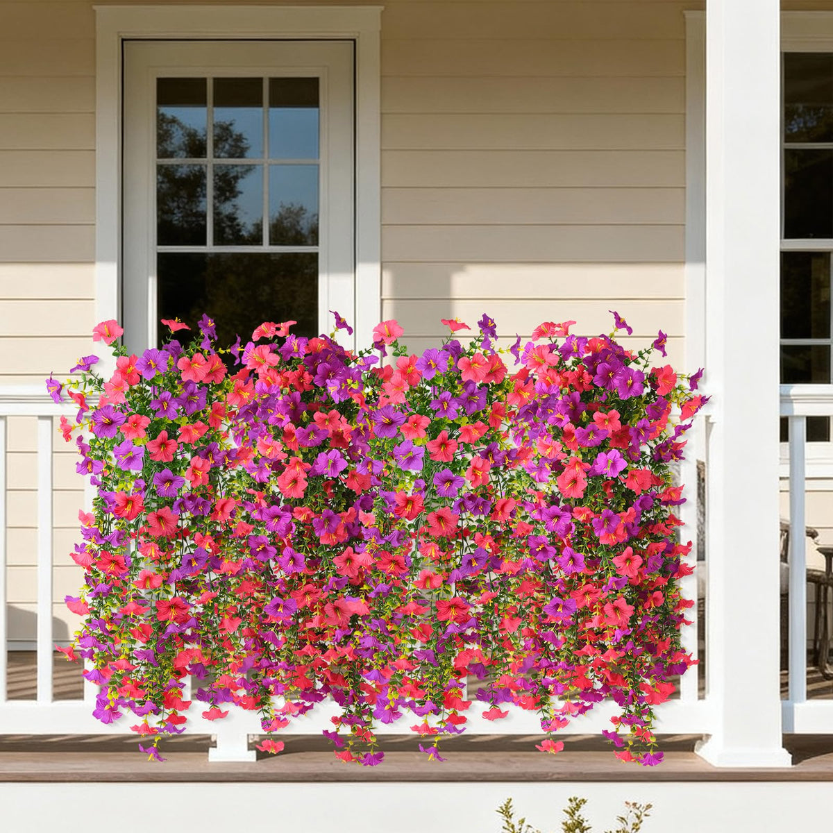 INQCMY waterproof outdoor blooms resist sun and rain