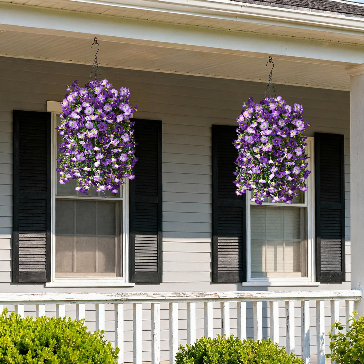 INQCMY weatherproof artificial flowers for garden and yard