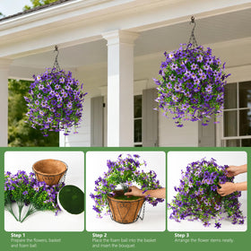 INQCMY zero-maintenance greenery for balcony, garden, and yard.