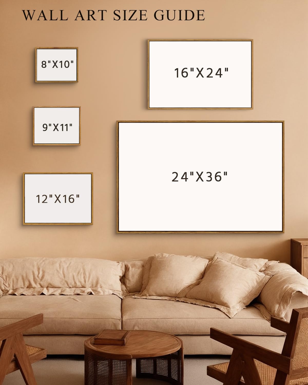 InSimSea meadow landscape art adds charm to living room or office