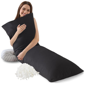 INSPIRE CRAFTER Memory Foam Body Pillow Insert with soft cover provides ergonomic support for adults.