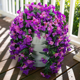 INSPRING artificial bougainvillea trailing vines ideal for front door planters.