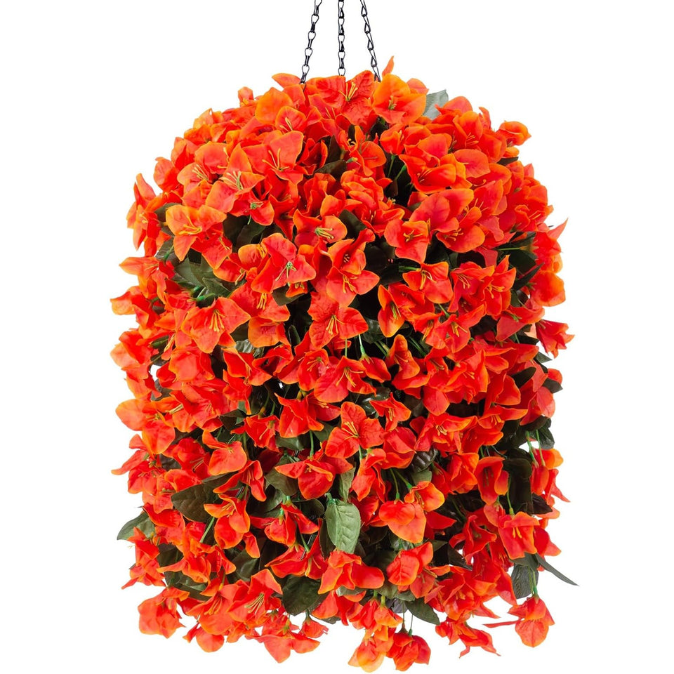 INSPRING Bougainvillea trailing vines in orange brighten outdoor spaces with a maintenance-free look.