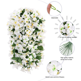 INSPRING Outdoor hanging vines brighten porch without watering.