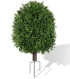 INSPRING boxwood topiary 27in outdoor with spike for porch