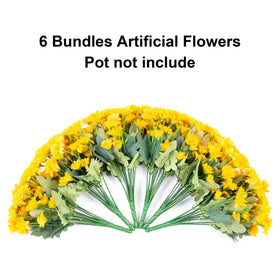 INSPRING UV protective faux flowers retain color outdoors year-round