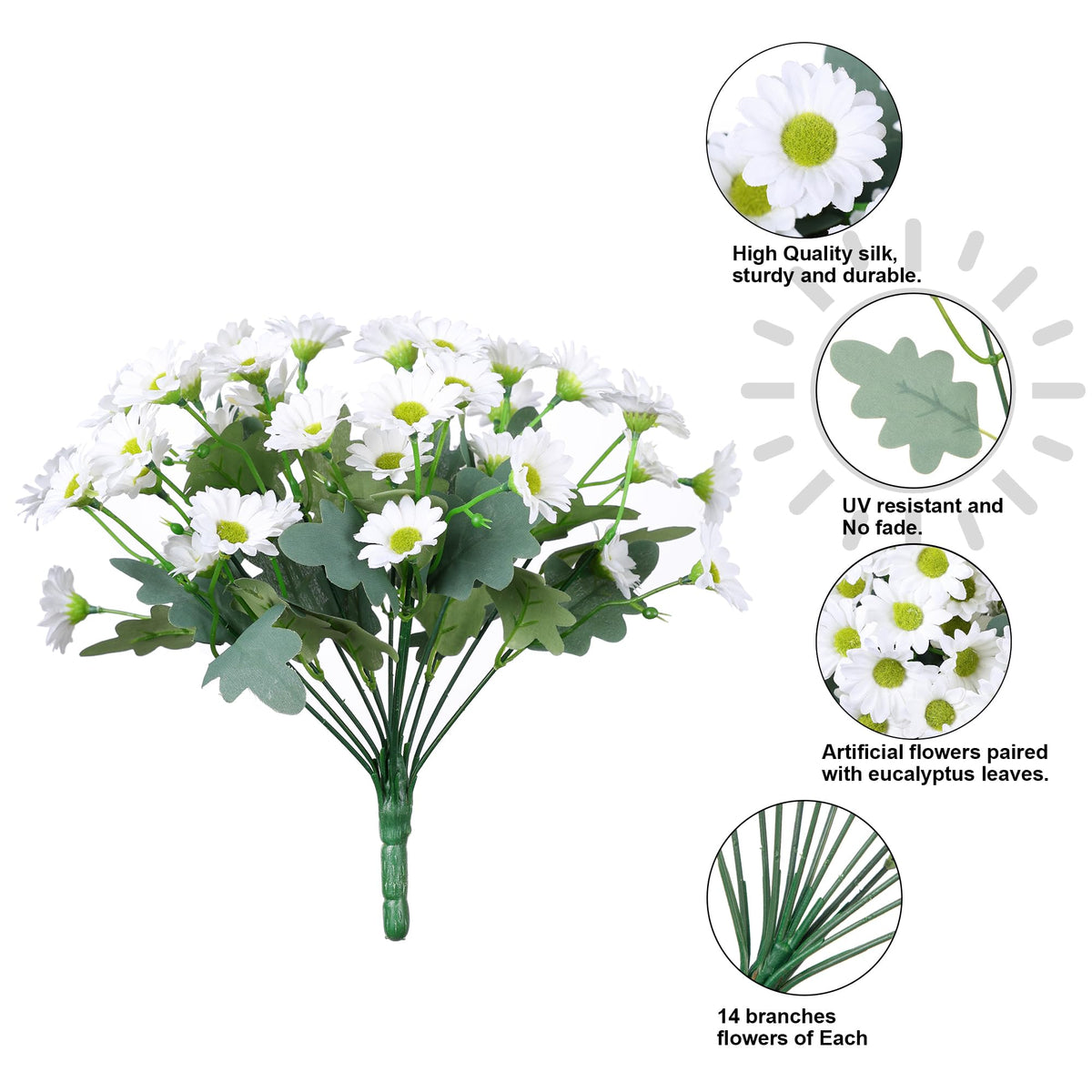 INSPRING daisy wedding banquet decoration white for elegant outdoor events.
