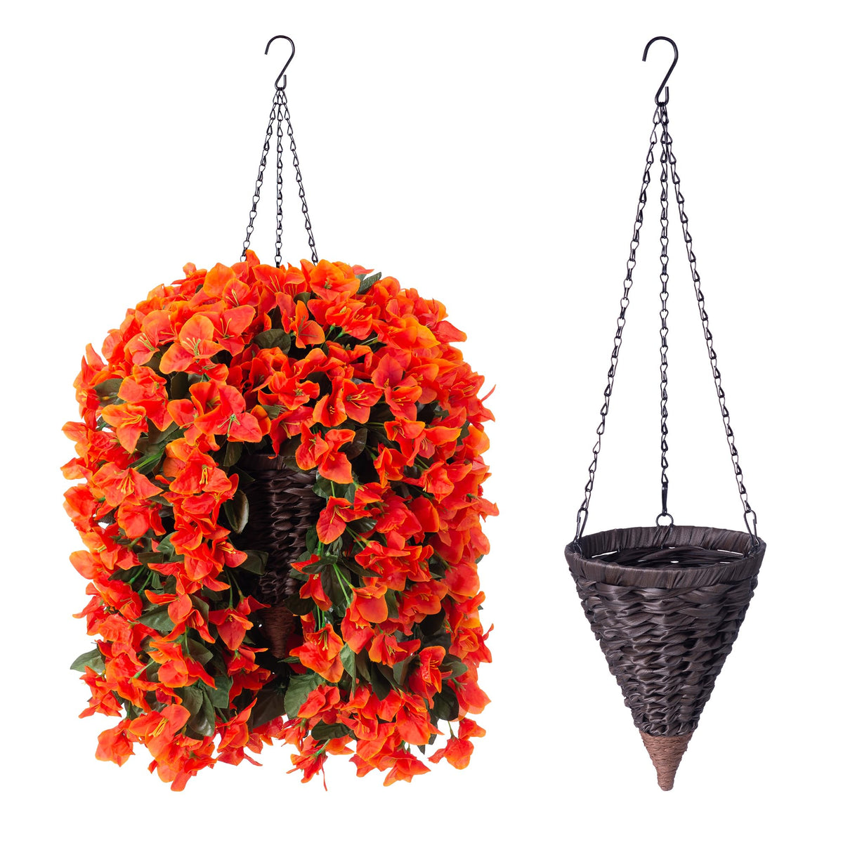 INSPRING decorative bougainvillea vines frame windows and doors beautifully.