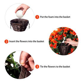 INSPRING quick-assembly hanging plants install in minutes.
