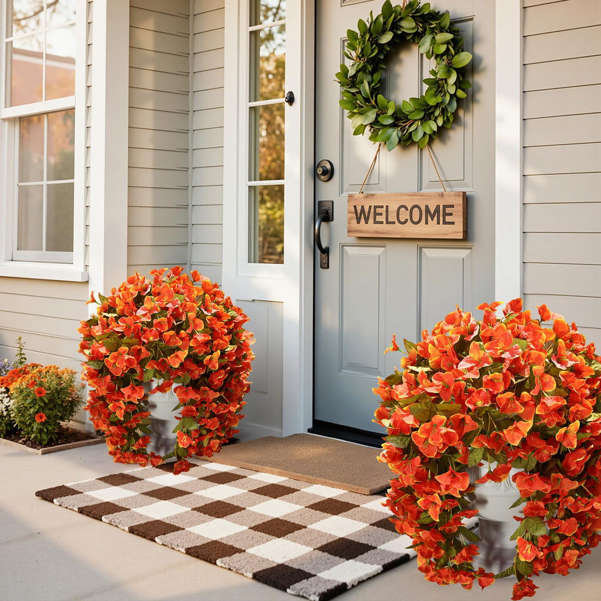 INSPRING fall decor with no watering or pruning.