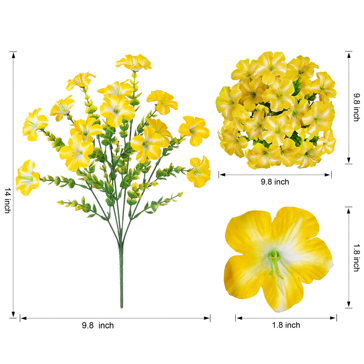 INSPRING faux flowers for balcony and patio styling that stays vibrant
