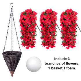 INSPRING faux hanging plants brighten walkways with maintenance-free beauty